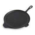 custom made cast iron bbq grill plate thin round grill pan for sale